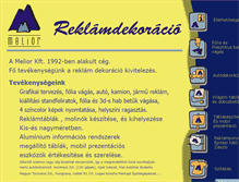 Tablet Screenshot of melior.hu